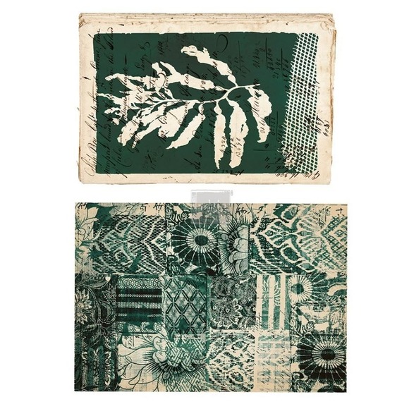 Redesign Other - Redesign‎ with Prima Decor Transfers - Algae Print - 15x23 - Green Botanical